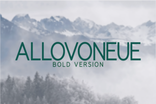 Allovoneue Bold Typeface for Modern Branding