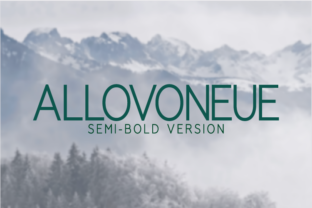 Allovoneue Semi-Bold: The Typeface for Clear Campaigns