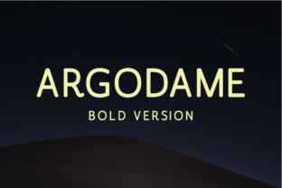Argodame Bold: The Typeface for Clear Campaigns