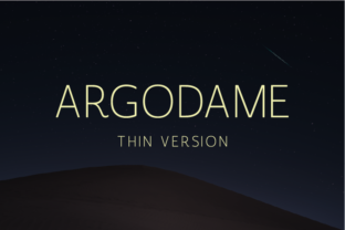Argodame Thin: A Refined Typeface for Modern Editorial Design