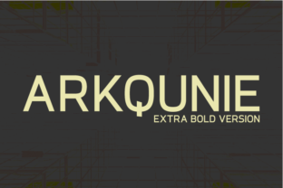 Arkqunie Extra Bold: The Ultimate Typeface for Marketers