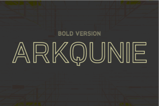 Arkqunie Outline Bold Typeface Review