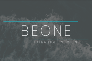 Beone Extra Light Font for Modern Branding