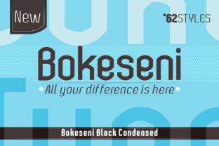 Bokeseni Black Condensed Font for Bold Marketing