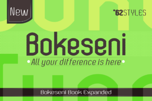 Bokeseni Book Expanded Font for Bold Branding