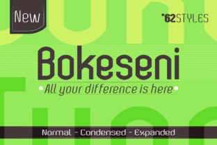 Bokeseni Expanded Typeface for Bold Branding