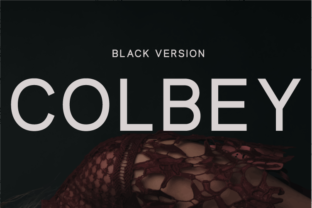 Colbey Black: A Modern Typeface for Editorial Design