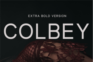 Colbey Extra Bold Typeface for Editorial Design