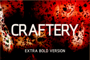 Craftery Extra Bold Typeface for Editorial Design