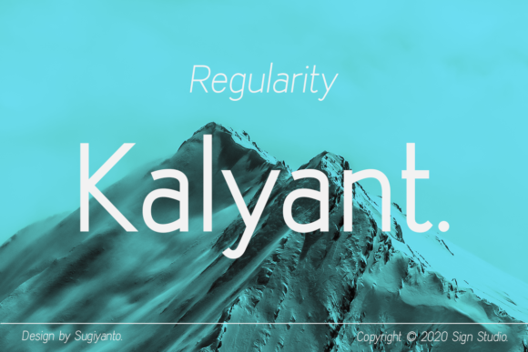 Kalyant Typeface for Clean Social Campaigns