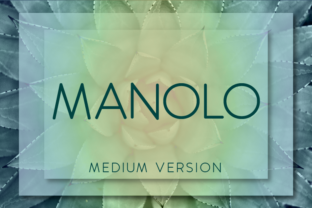 Manolo Medium Font for Elegant Handmade Branding