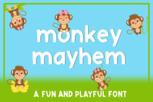 Monkey Mayhem: A Playful Sans Serif Typeface for Modern Editors