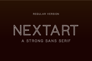 Nextart Outline Regular Font Review for Makers
