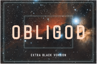 Obligod Extra Black: Bold Web Typography