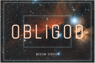 Obligod Medium: A Clean Typeface for Branding