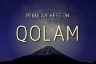 Qolam Regular: A Timeless Typeface for Branding