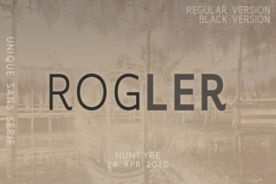 Rogler: A Clean Sans Serif Typeface for Modern Branding