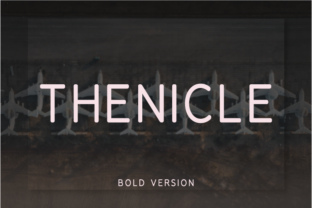 Thenicle Bold Typeface for Modern Web Design
