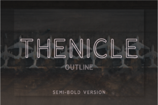 Thenicle Outline Semi-Bold Typeface Review