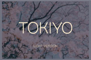 Tokiyo Light: Elegant Sans Serif for Branding